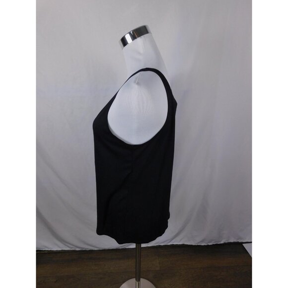 'Til Death Do Us Party Tank Top Womens Small Black Skull Rose Graphic Sleeveless - Picture 4 of 9